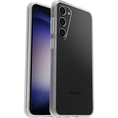 Immagine di Otterbox cover per Samsung Galaxy S23+ Sleek, resistente a shock e cadute, Sottile, testata norme anti caduta MIL STD 810G, Protezione Antimicrobica, Trasparente, Senza Retail Package