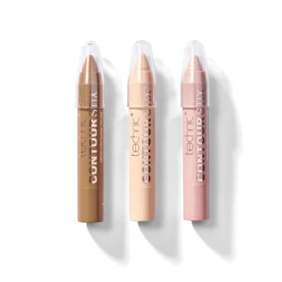Immagine di Technic Contour Stix Set matite per contouring Confezione 3 trucco cremose contorno, correttore e illuminante Facili da usare ultra morbide, formula delicata contornare