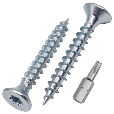 Immagine di SKIR&#039;CO (500 pz.) viti per legno in acciaio zincato 5,0 x 35 mm, testa Torx, svasata, truciolare, completamente filettate