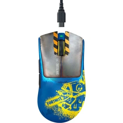 Immagine di Razer DeathAdder V3 Pro Fortnite Edition mouse da gioco wireless Esports Sensore ottico Focus 30K DPI (63g leggero, forma ergonomica, interruttori Gen 3 HyperSpeed Wireless)