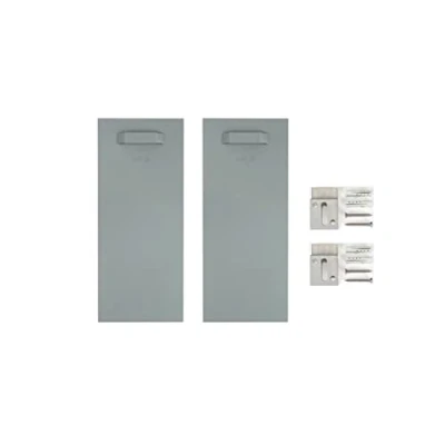 Immagine di Set di fissaggio autoadesivo, supporto per specchio dibond (2 supporti ganci a Z, 300 x 100 mm)