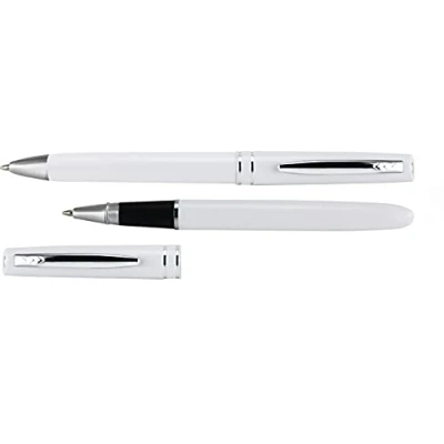 Immagine di MPM Set di penna a sfera in metallo e elegante confezione regalo, scatola design elegante, sfera, inchiostro blu