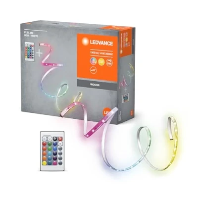 Immagine di LEDVANCE FLEX 5M RGB 4099854095443 Kit base striscia LED 230 V 5000 mm Bianco caldo 1 pz.