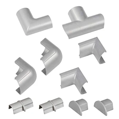 Immagine di D Line CLOAP3015W Accessori a Scatto 30mm (P) x 15mm (A) Grigio (Effetto Alluminio)