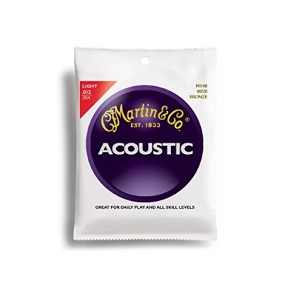 Immagine di Martin® Strings »M 140 80/20 BRONZE WOUND« Saiten für Akustik Gitarre 012/054 Light