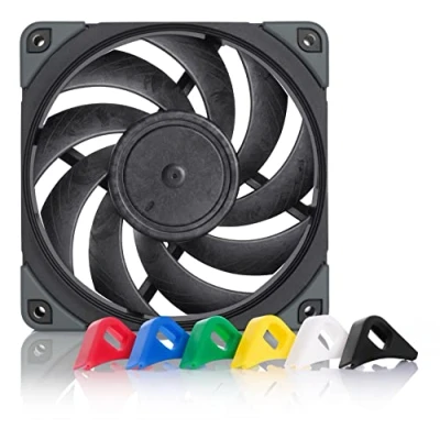 Immagine di Noctua NF A12X25 PWM chromax.black.swap Ventola per PC case Nero (L x A P) 120 25 mm