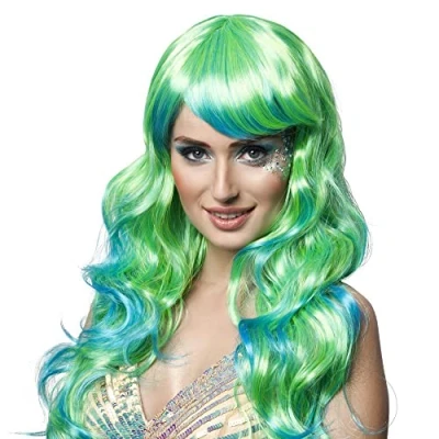Immagine di Boland Aqua Parrucca, Colore Verde, Blu, 85742