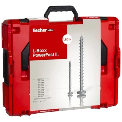 Immagine di Fischer PowerFast II PH L Boxx 102 568480 Vite per elevatori a tazze Interno multidentato Acciaio galvanizzato zinco 1 pz.