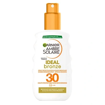 Immagine di Garnier Ambra Solare Ideal Bronzo Spray Protector Rivelatore di Abbronzatura Protettore SPF 30