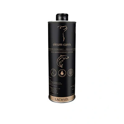 Immagine di GranataPet Oleum Canis Olio di Salmone, integratore Alimentare per Cani, Salmone Gustoso, con acidi Grassi Omega 3 e 6, 1 x 1000 ml