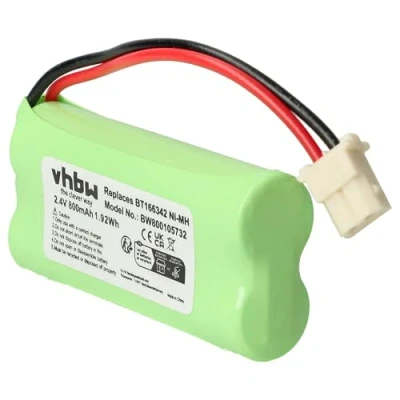 Immagine di vhbw batteria sostituisce BT183342, BT262342, BT266342, BT283342, GP1210, VTECH73C02 per telefono fisso cordless (800mAh, 2,4V, NiMH)
