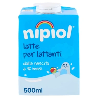 Immagine di Nipiol Latte Liquido 500ml, dalla Nascita a 12 Mesi (12 Brick)