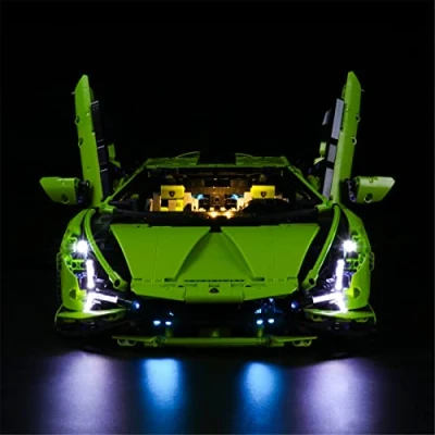 Immagine di LIGHTAILING Kit di Illuminazione a LED per Lego 42115 Lamborghini Sián FKP 37 modello da Costruire Set luci compatibile con il (non includere Lego)