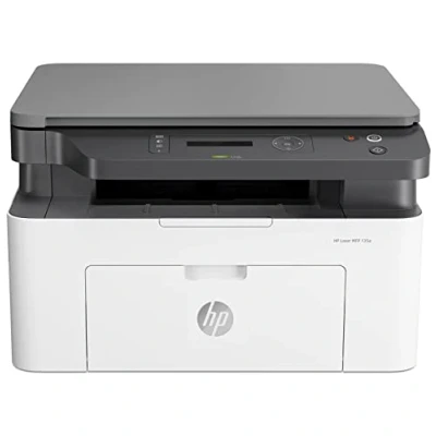Immagine di HP LaserJet 135a 4ZB82A, Stampante Multifunzione A4, Stampa Fronte e Retro Manuale in b/n, 20 ppm, solo USB, Schermo LCD a 2 righe, Bianca