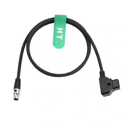 Immagine di HangTon TVLogic Alphatron EVF Monitor Cavo di alimentazione V mount D tap a Mini XLR 4 Pin