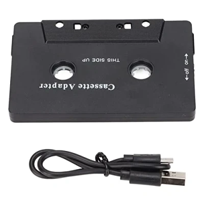 Immagine di Adattatore per Cassetta Bluetooth Auto con Audio Stereo, Wireless Aux Telefono Cellulare, Tablet, Autoradio, Lettore MP3
