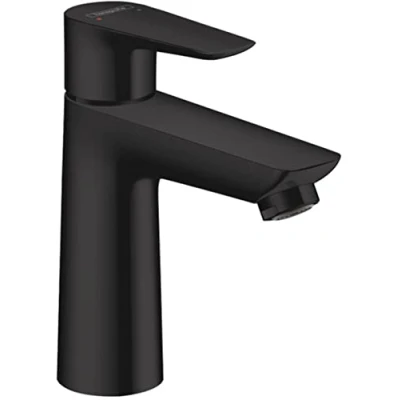 Immagine di hansgrohe Talis E Miscelatore monocomando lavabo 110 con saltarello, nero opaco, 71710670