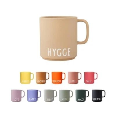 Immagine di Design Letters Tazzine Caffe Idee Regalo Uomo &amp; Donna Particolari Porcellana Tazze Colazione con Lettere Incise da The Lavabile in Lavastoviglie, Microonde, 250 Ml