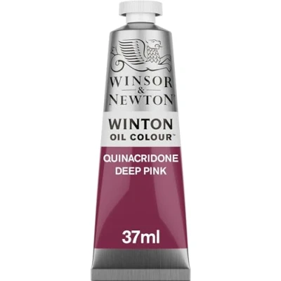 Immagine di Winsor &amp; Newton Winton Colore a Olio, Quinacridone Rosa Scuro, Ölfarbe 37ml Tube