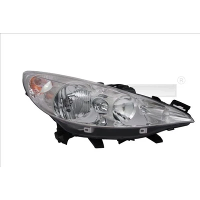 Immagine di TYC 20 1059 00 21 Fari Dx H7/H1 per veicolo circolazione con motore elettrico, lampadina PEUGEOT: 207 Hatchback, CC, SW
