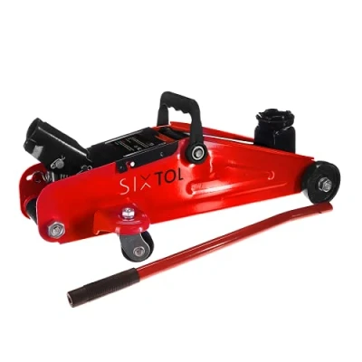 Immagine di SIXTOL SX Jack Sollevatore idraulico portatile Basso profilo Per cambiare ruote auto Su (2T)