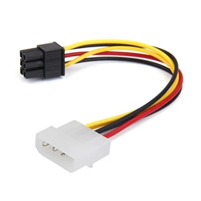 Immagine di Desconocido 4 pin Molex maschio a 6 femmina PCI E Express cavo adattatore di alimentazione