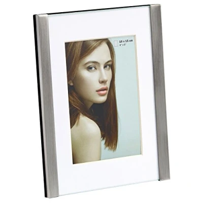 Immagine di walther design argento 15 x 20 cm con passe partout, cornice ritratto Mette IM520S