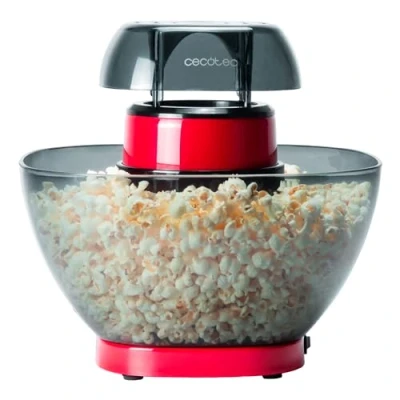 Immagine di Cecotec Macchina per Popcorn Elettrica Fun&amp;Taste P&#039;Corn Easy. Maker, 1200 W, Sistema di Iniezione d&#039;Aria, Ciotola Estraibile, Coperchio Antiaderente e Rimovibile, Design Compatto