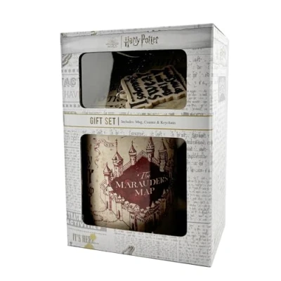 Immagine di PYRAMID INTERNATIONAL with Mug Harry Potter Marauders Map Gift GP85145 [Lingua Inglese], Porcellana, Multicolore, Set da 3 Pezzi
