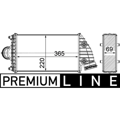 Immagine di MAHLE ORIGINAL CI 379 000P Intercooler