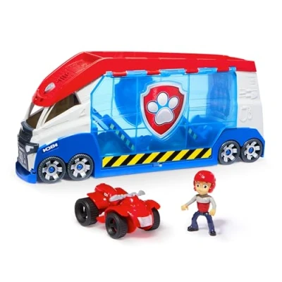 Immagine di PAW Patrol, Patroller trasformabile con lanciatore per veicoli, luci e suoni, personaggio di Ryder quad giocattolo, Giocattoli bambini bambine da 3 anni in su