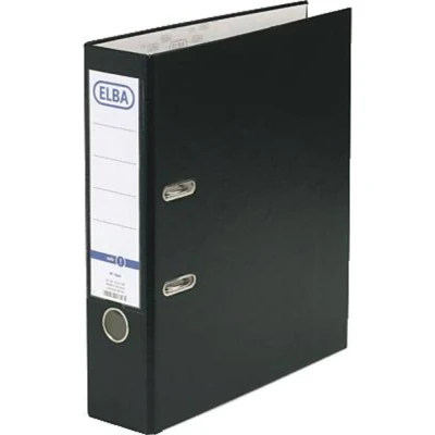 Immagine di Elba Raccoglitore rado basic DIN A4 Larghezza dorso: 80 mm Nero 2 archetti 10456SW