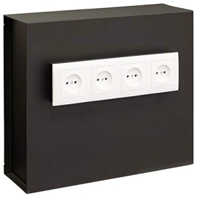 Immagine di ARREGUI Socket 23000W S2 Cassaforte Invisible a Presa Elettrica Nascosta Scomparsa Nascondiglio Segreto per Soldi e Oggetti di Valore Cassetta Sicurezza 35x40x13cm 15L