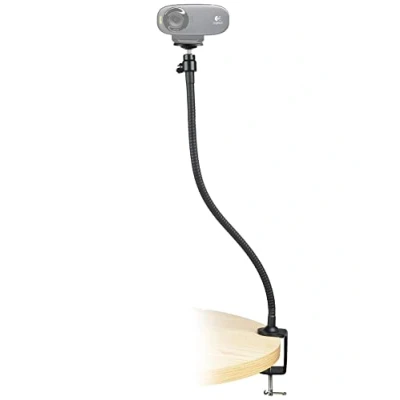 Immagine di AYIZON supporto per webcam compatibile con Logitech C270 C310 C920 C922 C930 C925 C615 StreamCam Brio, magnetico a morsetto di aspirazione tutti i tipi lunghezza 64cm