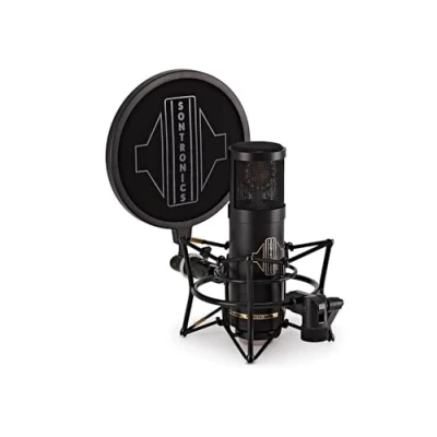 Immagine di Sontronics STC 20 PACK Large Diaphragm Cardioid Condenser Microphone with Accessories, nero