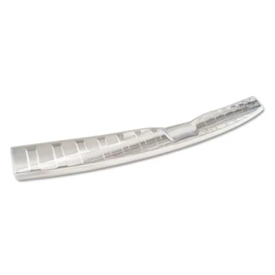 Immagine di Avisa Protezione paraurti Posteriore in Acciaio Inox Compatibile con Dacia Spring 2020 &#039;Ribs&#039;, Argento