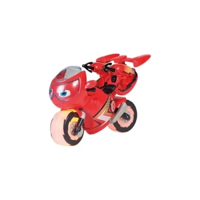 Immagine di Ricky Zoom Lightning Rescue, grande Action Figure Moto Giocattoli Bambini Giocattolo con Luci per Ragazzi e Ragazze dai 3 Anni in su, T20121EN, Rosso