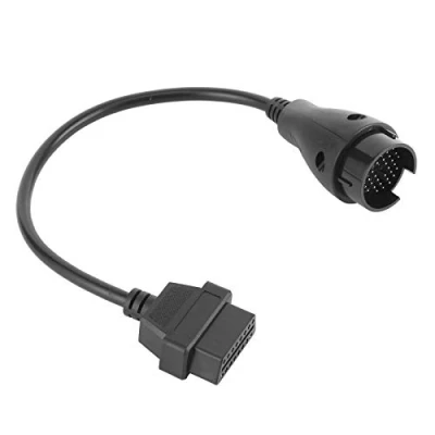 Immagine di Cavo diagnostico, Connettore per riparazione auto Qiilu strumento diagnostico da 38 pin a OBDⅡ adattatore OBD2 16 adatto di estensione