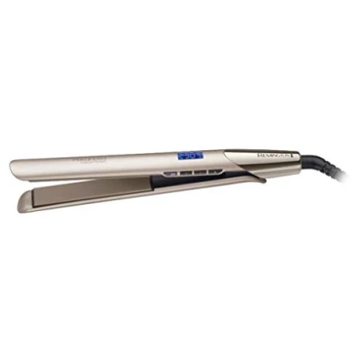 Immagine di Remington S 8605 Messa in Piega Piastra per Capelli Caldo Champagne 3 m, Acciaio Inossidabile