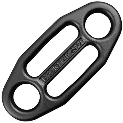 Immagine di Kong. Gi Piastrina di Assicurazione Autobloccante e Multiuso Discensore Arrampicata Ideale per Discesa Corda Singola Doppia. Sistema frenata Emergenza Corde da 8 a 13mm. Peso 62 Grammi