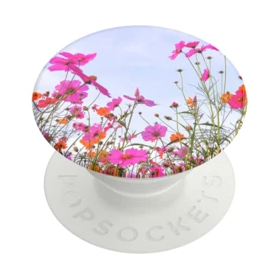 Immagine di PopSockets: PopGrip Supporto e Impugnatura per Telefoni Cellulari Tablet con un Top Intercambiabile Fuschia Bloom