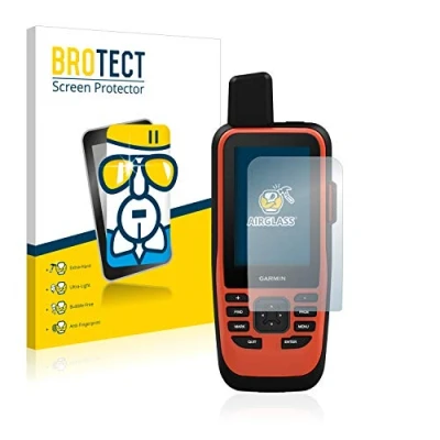 Immagine di brotect Pellicola Protettiva Vetro per Garmin GPSMAP 86i Protezione Schermo [Durezza Estrema 9H, Chiaro]