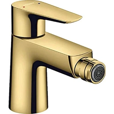 Immagine di hansgrohe Talis E Miscelatore monocomando bidet con saltarello, oro lucido, 71720990