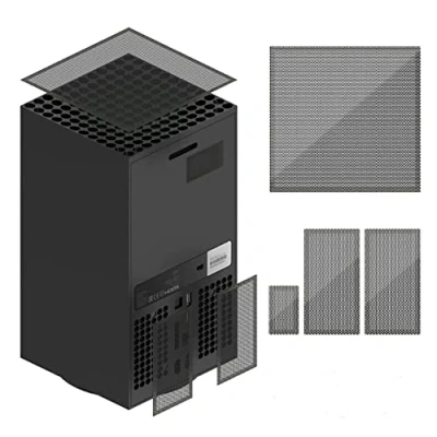 Immagine di copertura antipolvere console per Xbox Series X, accessori kit filtro Compatibile con controller X (A set of dust proof nets)