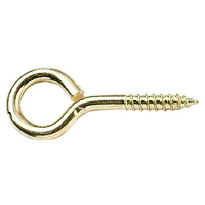 Immagine di Bulk Hardware BH03572 Occhiello a Vite in Acciaio, 40 mm, Bianco, Set di 10