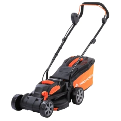 Immagine di YARD FORCE Tosaerba LM C33 con batteria da 20 V/4,0 Ah, larghezza di taglio ca. 33 cm, altezza 60 mm, sacca ibrida 30 litri, e caricatore inclusi