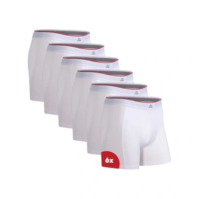 Immagine di DANISH ENDURANCE Boxer Uomo in bambù Ultra Morbido, Mutande Bamboo Comodi, Traspiranti, 6 o 10 Paia, Bianco, 2XL