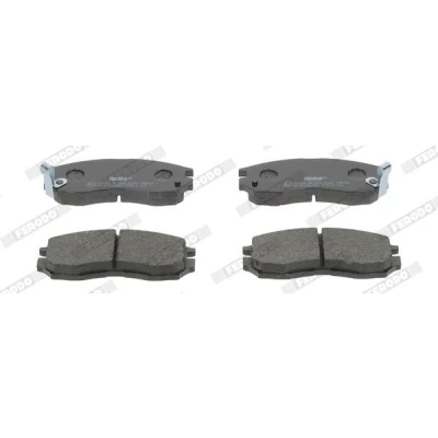 Immagine di FERODO PREMIER ECO FRICTION FDB764 Kit pastiglie freno con segnalatore acustico usura senza accessori MITSUBISHI: L400 / Space Gear Bus, ECLIPSE 1