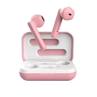 Immagine di Trust Mobile Primo Touch Bluetooth In Ear Auricolari Senza Fili (Microfono Integrato, 10 Ore di Tempo Utilizzo) Rosa
