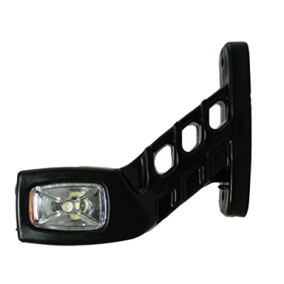 Immagine di 2 luci LED da 12 V/24 V per di posizione laterale, camion, rimorchio, carrozzeria, cassone ribaltabile, color rosso, bianco, arancione